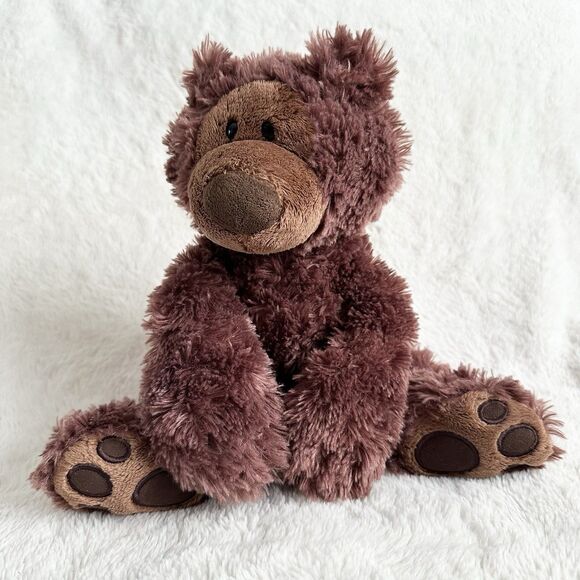 Gund Philbin Teddy Bear Plush 10” Soft Stuffed Animal Brown - Picture 1 of 5